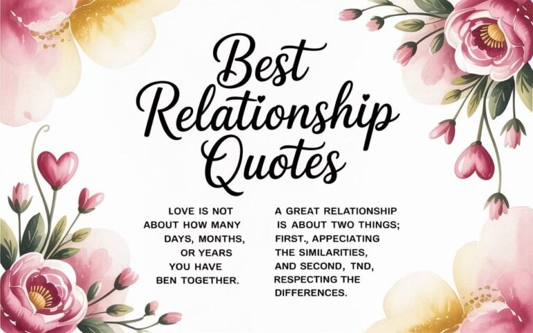 Best Relationship Quotes