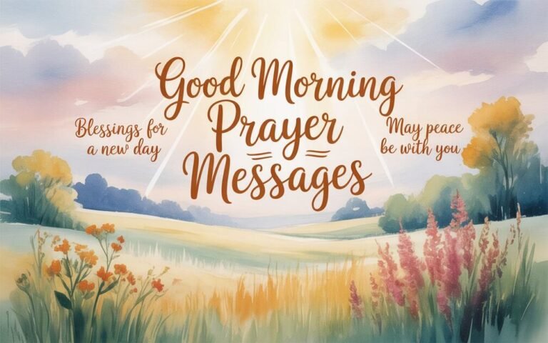 Best Good Morning Prayer Messages to Inspire Your Day