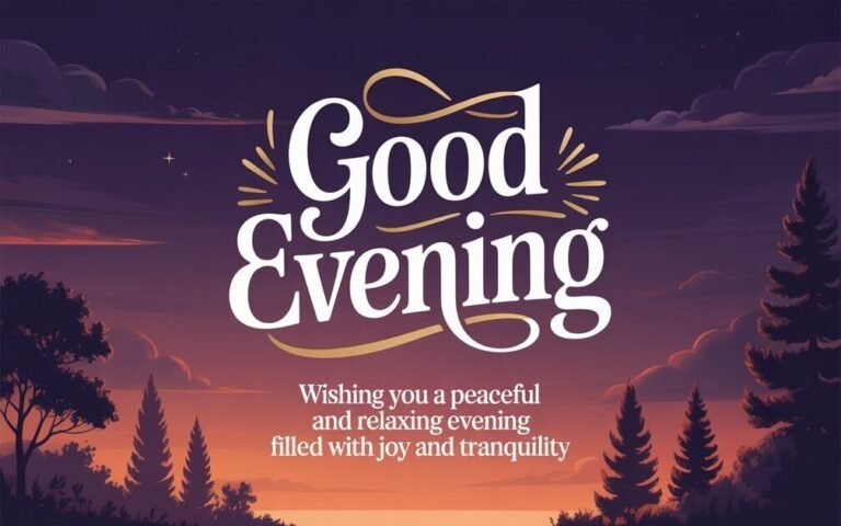 Good Evening Messages