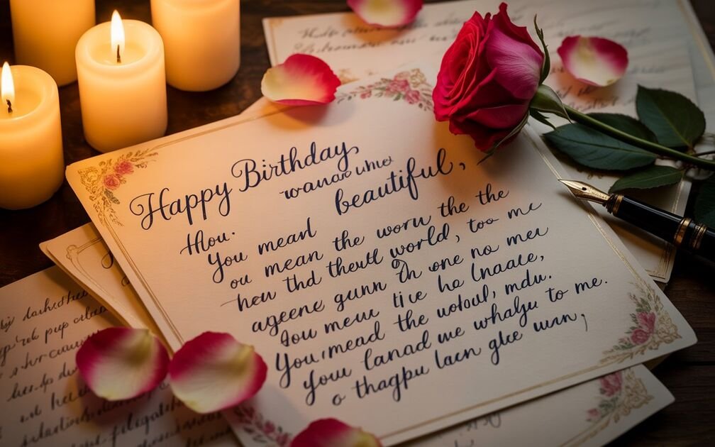 Heartfelt and Emotional Birthday Messages That Touch Her Soul