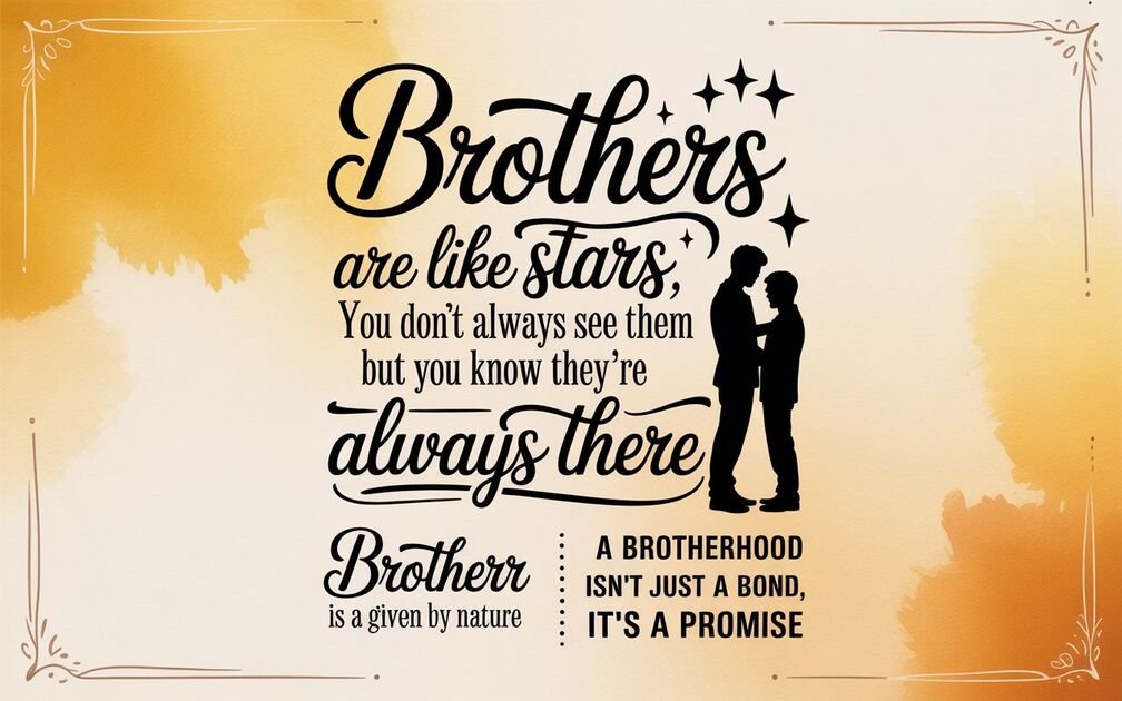 Birthday Quotes That Perfectly Describe Brotherhood