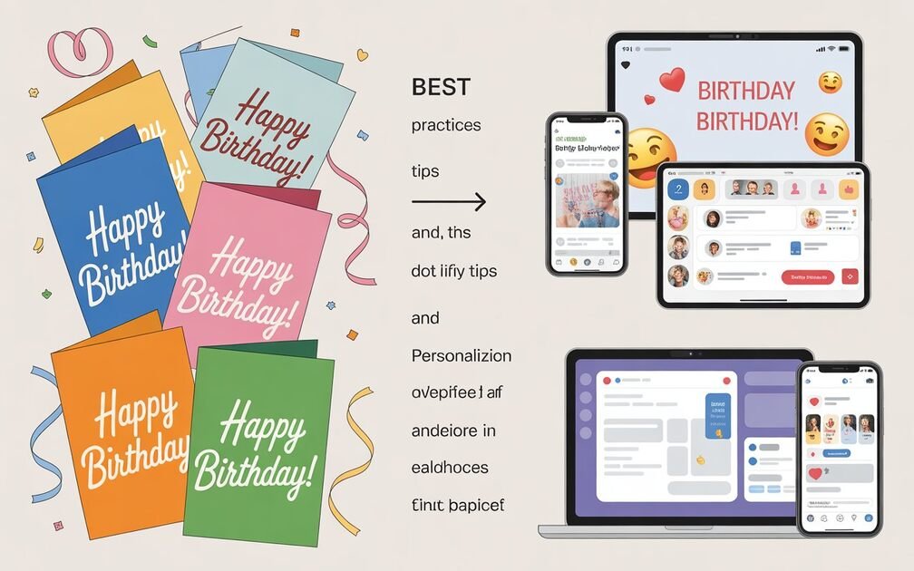Using Birthday Cards and Digital Messages Effectively