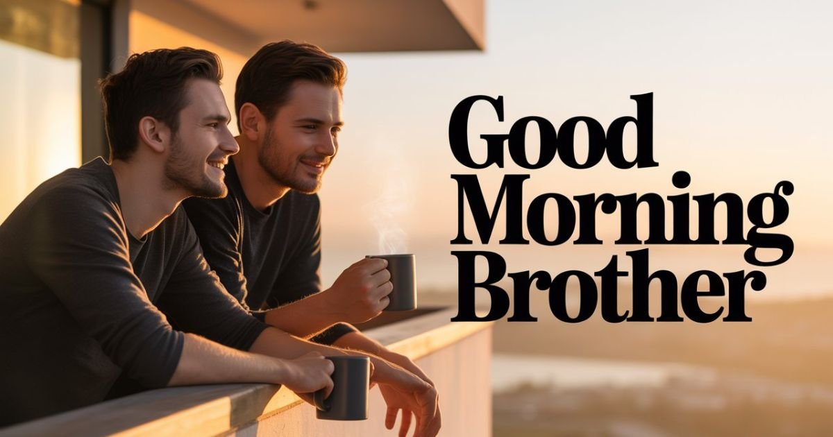 good morning brother