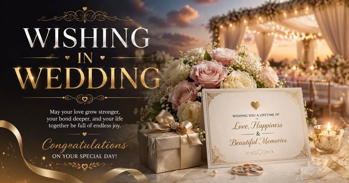 wishing in wedding