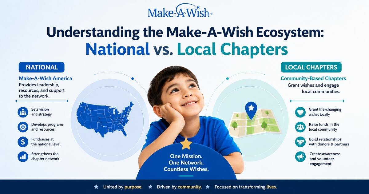 Understanding the Make-A-Wish Ecosystem: National vs. Local Chapters